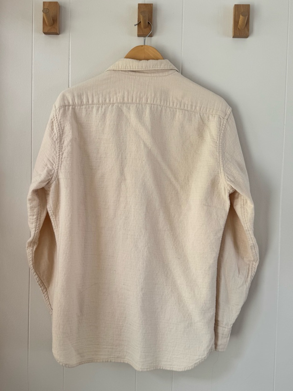 Taylor Stitch Cream Button-Up Shirt - Picture 2 of 3
